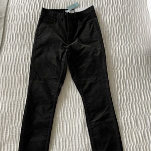 Loft petite skinny velvet pants